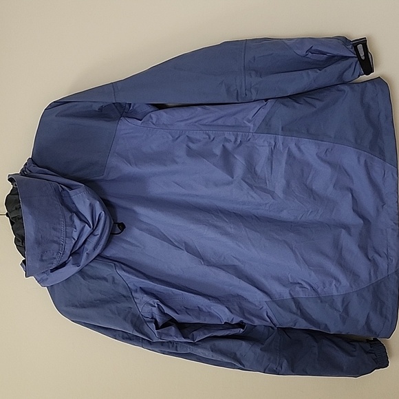 Marmot Women's Jacket  Rain Coat Outdoor Blue  Detachable Hood Size Medium - Picture 6 of 16
